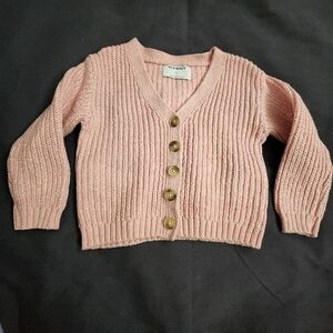 Old Navy Cardigan Sweater Girls 3T Pink